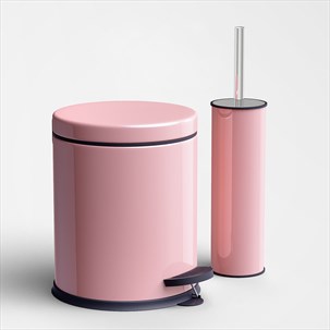 3 LT Bathroom Set 2 Piece - Pink SS430 (luxury)
